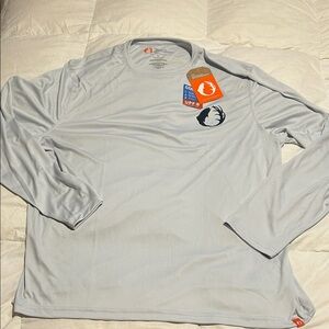 EcoSmart Men's Light Gray Long Sleeve Shirt